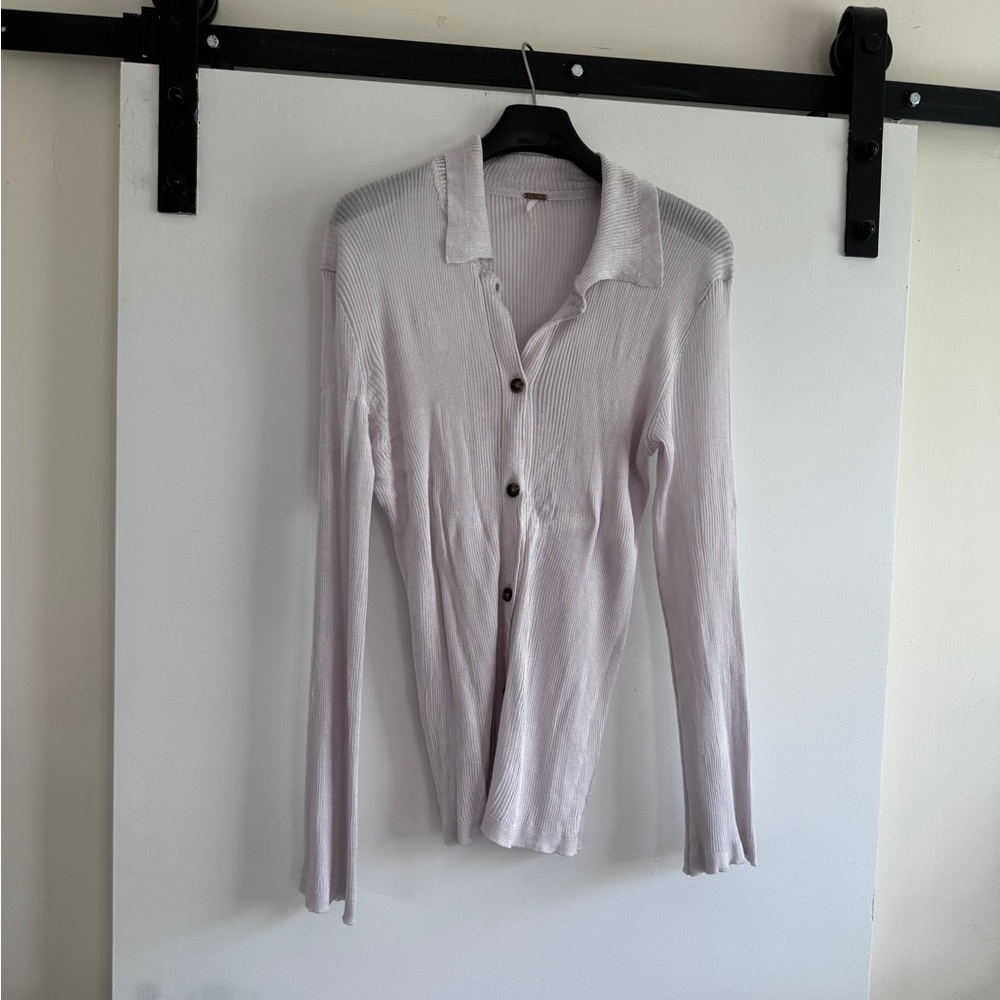 Free People slinky knit cardigan